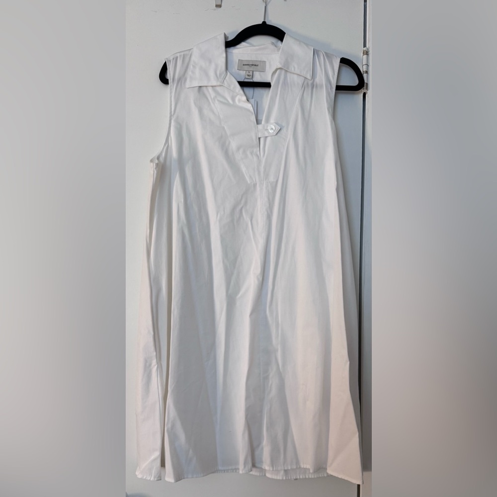 Classic White Swing Dress